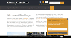 Desktop Screenshot of finedesign.no
